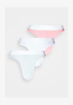 Pier One 3 PACK - Slip - Pink/white/light Blue -Pier One Store 01f43055857e4bcea6c8febdae4a87cd