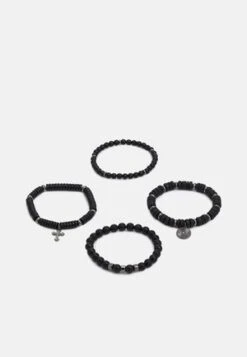 Pier One 5 PACK - Armband - Silver-coloured, Black -Pier One Store 08e118c931a644e4998f3b1a57086908 1