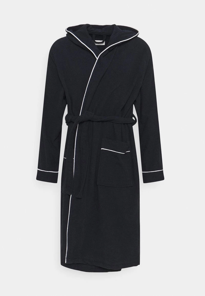 Pier One Bademantel - Dark Blue/white 6 Pier One Bademantel - Dark Blue/white – Bild 4