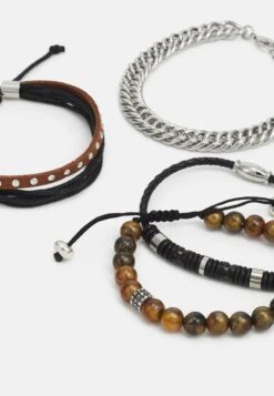 Pier One 4 PACK - Armband - Silver-coloured -Pier One Store 160a55536e024fbc8ff5de3525191522