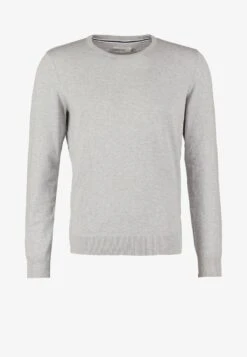 Pier One BASIC CREWNECK - Strickpullover - Light Grey -Pier One Store 164460f190b04ae58b2180589ab3c026