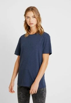 Pier One T-Shirt Basic - Dark Blue Melange -Pier One Store 1913ab27ec374ef0b3e6a5ff891afb49