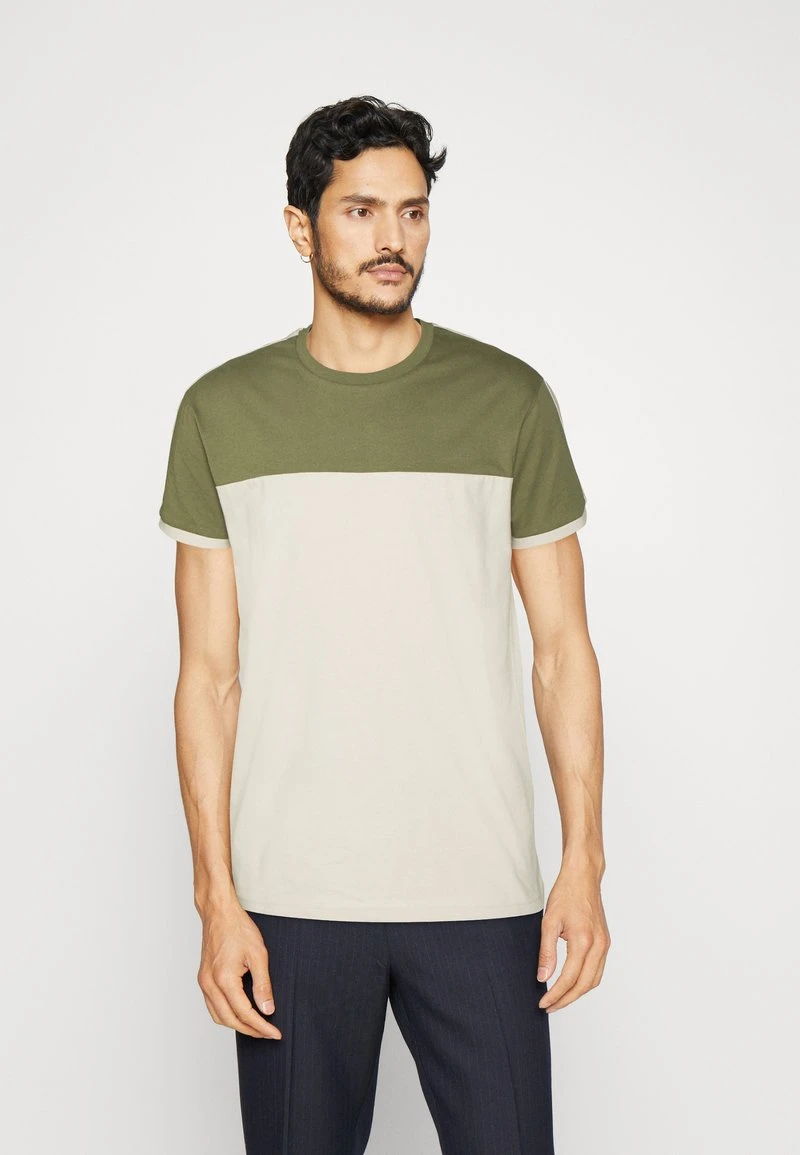 Pier One T-Shirt Print - Khaki/off-white 3 Pier One T-Shirt Print - Khaki/off-white