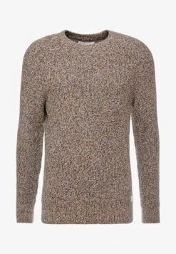 Pier One MULTICOLOUR HALF CARDIGAN JUMPER - Strickpullover - Mottled Dark Yellow -Pier One Store 43d052bb50e448ea97efd06449ca54d1