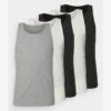 Pier One 5 PACK - Unterhemd/-shirt - 802 - Black_102 - Grey_001 - White 1 Pier One 5 PACK - Unterhemd/-shirt - 802 - Black_102 - Grey_001 - White -Pier One Store 46f8a04670f84f6ca6219bf7d3fe27a4