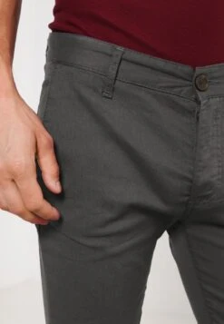 Pier One SLIM FIT CHINO - Chino - Dark Grey -Pier One Store 57afc5e7d2fb4fccb50811bdf725c68c