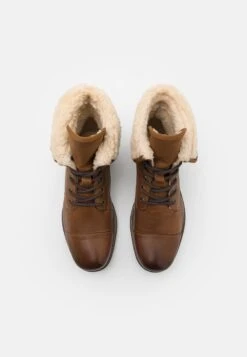 Pier One LEATHER - Schnürstiefelette - Camel -Pier One Store 58338f66cc624a14b1e5d27e7e21ebaf