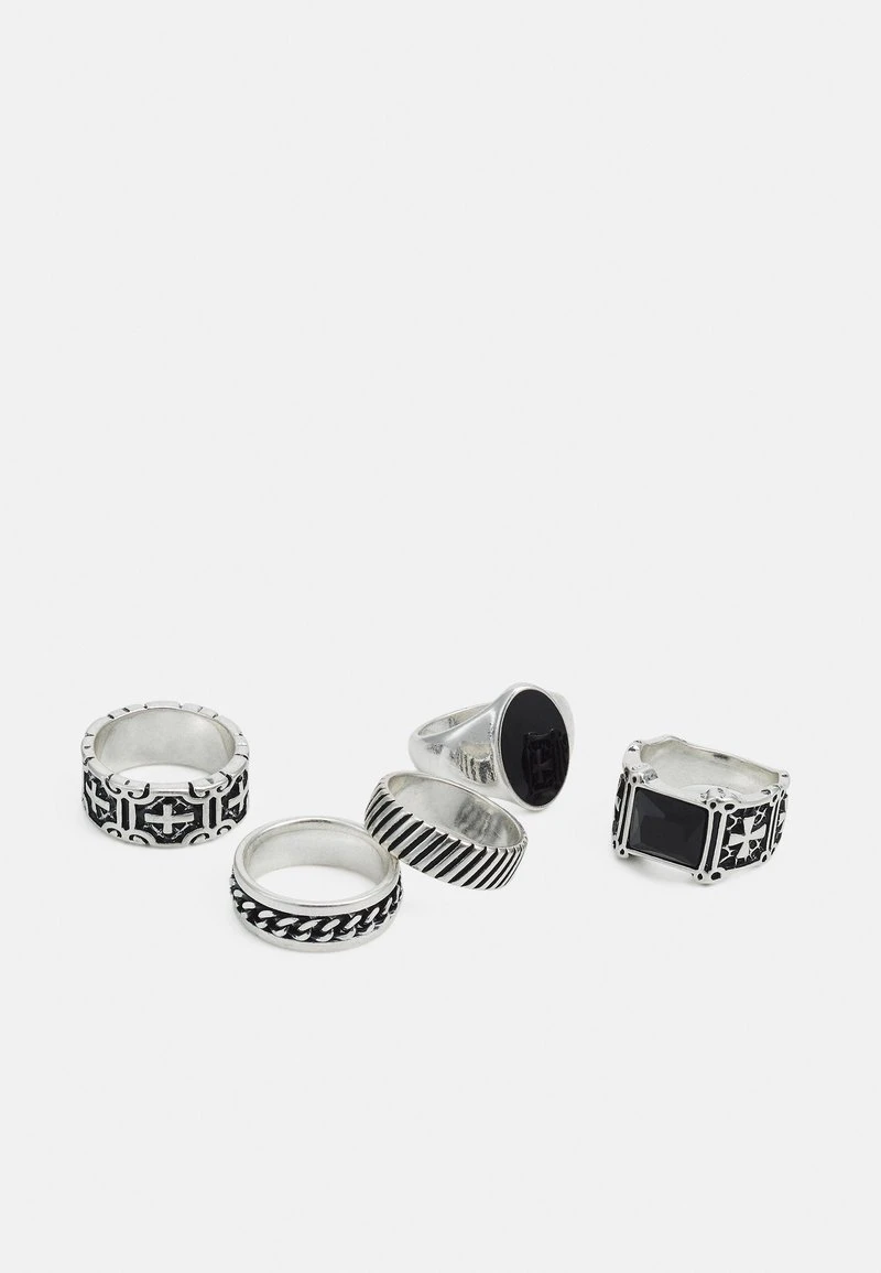 Pier One 5 PACK - Ring - Silver-coloured 5 Pier One 5 PACK - Ring - Silver-coloured – Bild 3