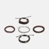 Pier One 5PACK - Armband - Brown, Silver-coloured -Pier One Store 78101c85fdfe4c56bc39b936707e5c84