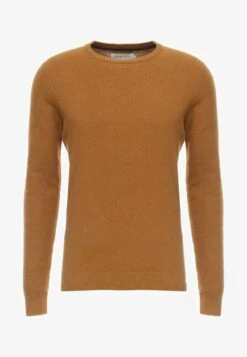 Pier One Strickpullover - Mottled Dark Yellow -Pier One Store 83162adb0e174da3a4851f0ab6d152d2