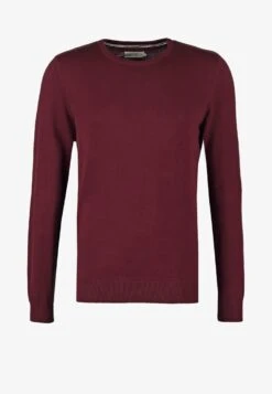 Pier One BASIC CREWNECK - Strickpullover - Bordeaux -Pier One Store 85d6d8a383134993bde44fb81e406306