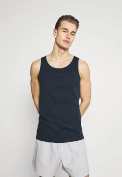 Pier One 3 PACK - Unterhemd/-shirt - Dark Blue/bordeaux/off-white -Pier One Store 8d191badfd5740d09b9c0a104aabe78c