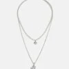 Pier One UNISEX 2 PACK - Halskette - Silver-coloured -Pier One Store 9d038e7670c342348d18a1c1009866cc
