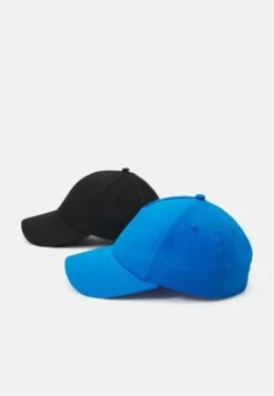 Pier One UNISEX 2 PACK - Cap - Black/blue -Pier One Store a3222d339bdc4db48163ddac86f243fe