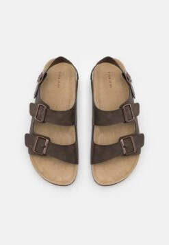 Pier One UNISEX - Riemensandalette - Dark Brown -Pier One Store a689817c07e34f47aa63a98de89f094a