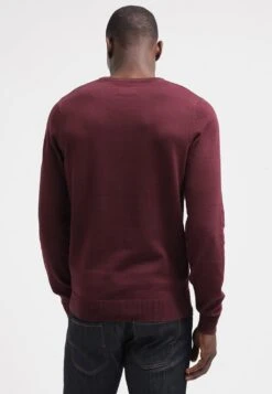 Pier One BASIC CREWNECK - Strickpullover - Bordeaux -Pier One Store aaf245cbddbb47c589ef82b506fadeca