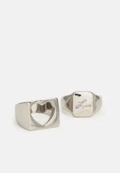 Pier One 2 PACK - Ring - Silver-coloured -Pier One Store abbca4efc31e4d28b6ce8aed47ac97f3