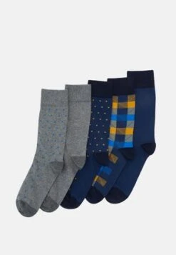 Pier One 3PACK - Socken - Dark Blue, Dark Red, White -Pier One Store b007253874864f13810eb266ab954999