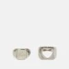 Pier One 2 PACK - Ring - Silver-coloured -Pier One Store b8486512110c4b679a24b0a09e18df93
