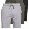Pier One 3 PACK - Nachtwäsche Hose - Black/mottled Grey -Pier One Store d054b96aa1c94e42bb83d3cfa8824905
