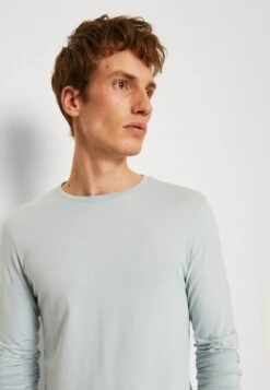 Pier One 2 PACK - Langarmshirt - Light Blue/dark Blue -Pier One Store d315311a1b6348f89442cc5ec2361513