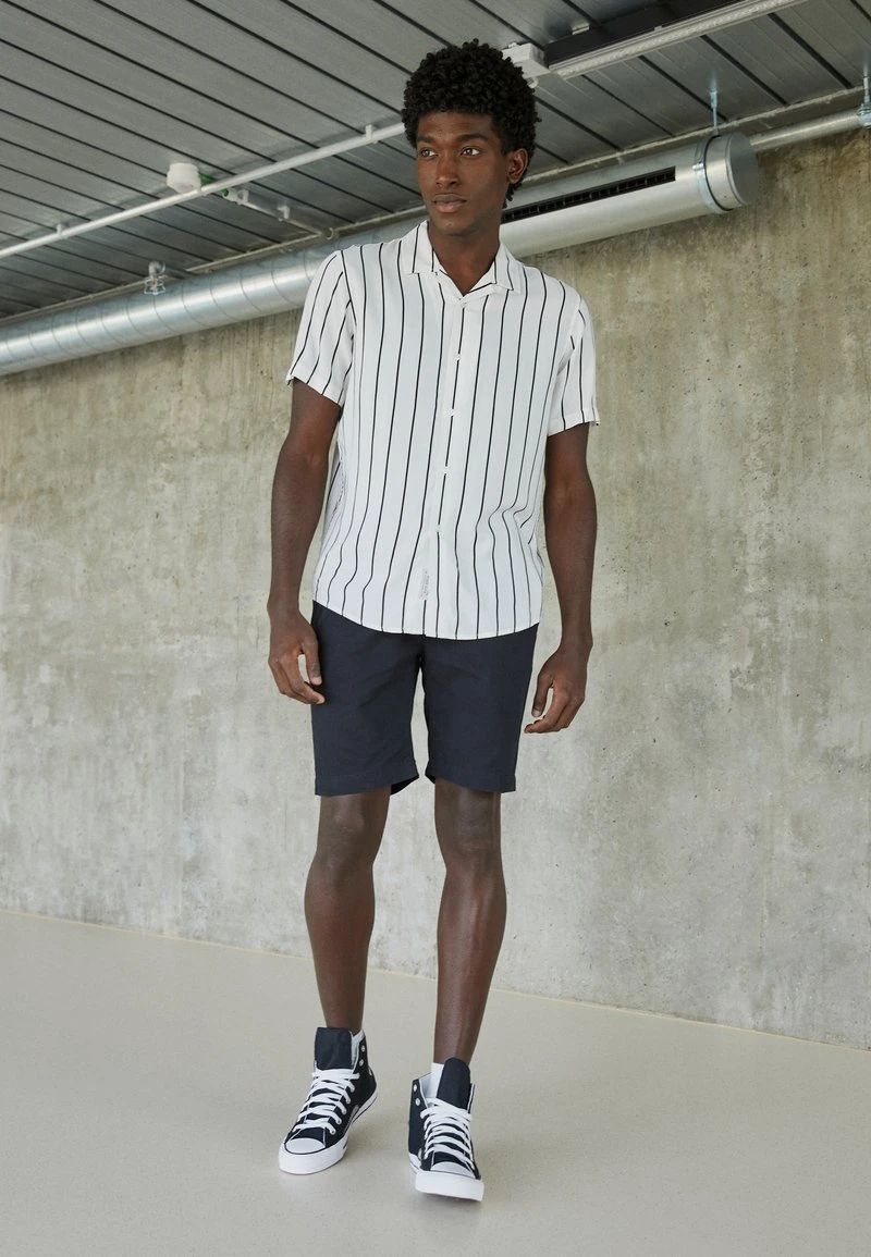 Pier One 2 PACK - Hemd - Black/white 3 Pier One 2 PACK - Hemd - Black/white