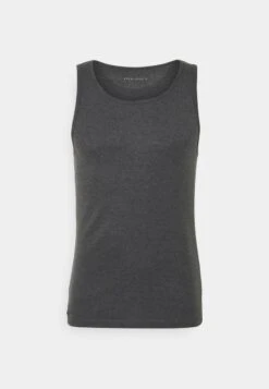 Pier One 3 PACK - Unterhemd/-shirt - Black/khaki/mottled Dark Grey -Pier One Store db55481c66374b04bfd0813da516887f