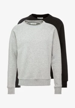 Pier One 2 PACK - Sweatshirt - Mottled Light Grey/black -Pier One Store dba537e667ce4fe2aee0ab958e24e9cf