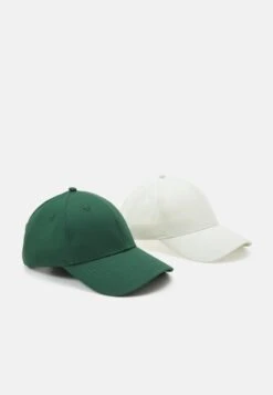 Pier One UNISEX 2 PACK - Cap - Green/off White -Pier One Store dc65a133b29b44b0b489ea3a78f3a08f 1