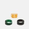 Pier One 3 PACK - Ring - Black/green/orange -Pier One Store e0e17c68eb394d738bc8f7b1176a270e