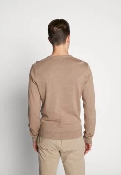 Pier One BASIC CREWNECK - Strickpullover - Mottled Beige -Pier One Store e45875b79af34307b546bc88a1571a7e