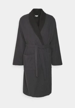 Pier One SHAWL TOWEL BATHROBE - Bademantel - Dark Grey -Pier One Store fc899b7e716e4af0a060b8230c31bf9e
