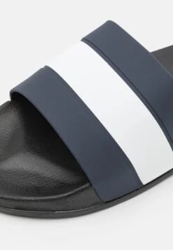 Pier One Pantolette Flach - Dark Blue/white -Pier One Store fca2b97369364691b5a9f753ac3a49a5